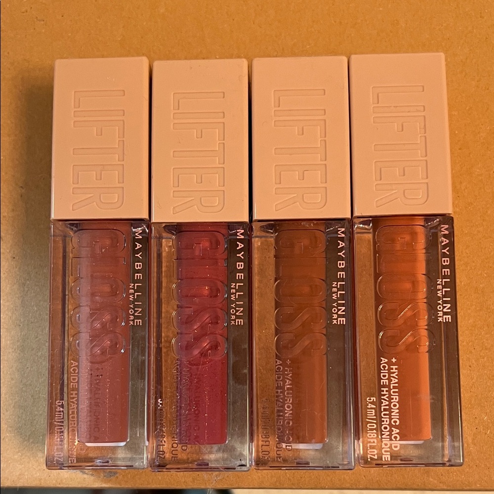 Maybelline Lifter Gloss Collection - silk, petal, stone, amber